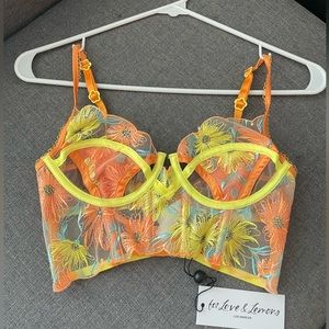 COPY - FOR LOVE & LEMONS
Waterlilly Embroidery Bustier